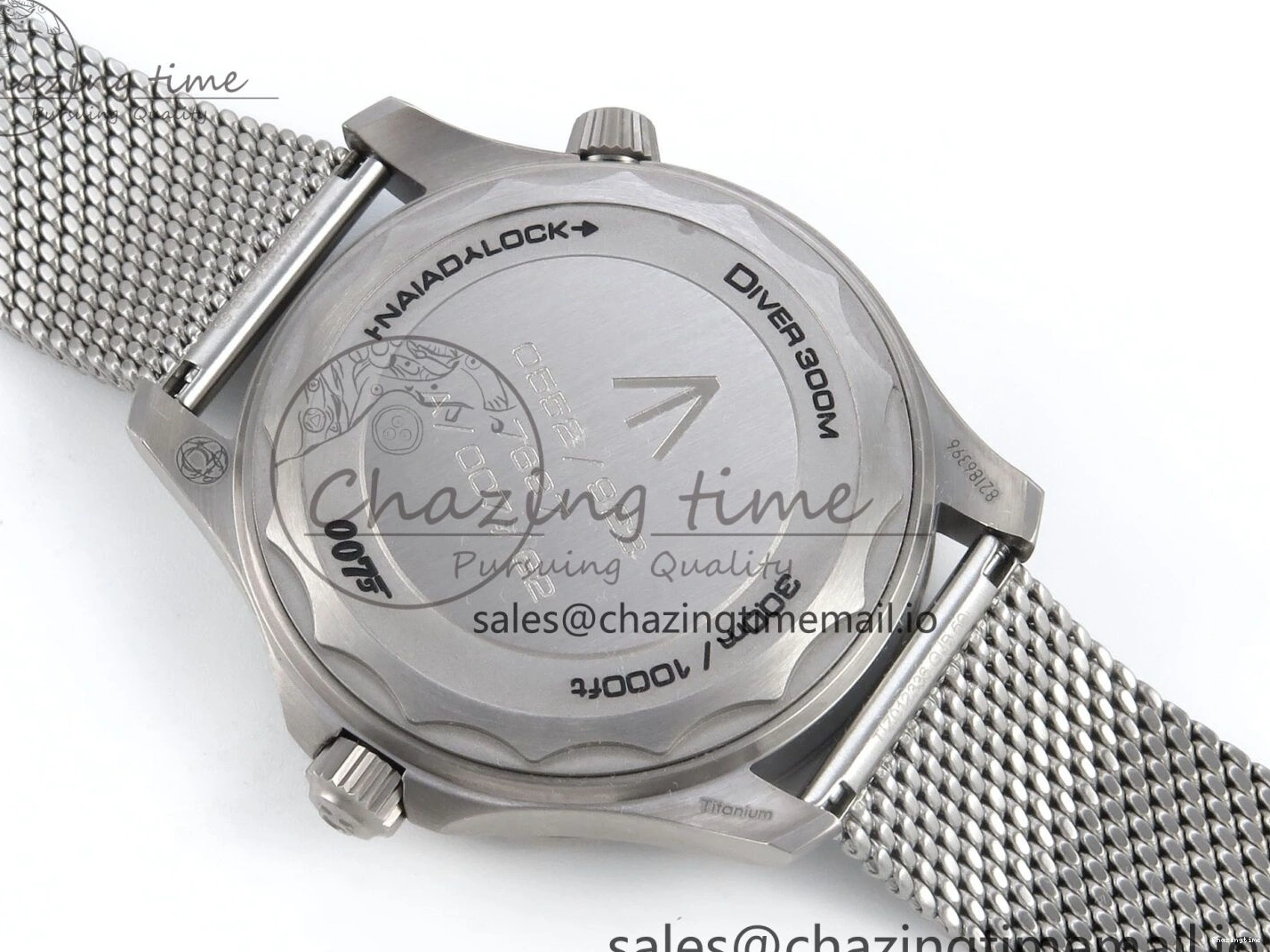 0323 Original Seamaster 300 “No Time to Die” Limited Edition VSF 1:1 Best Edition on SS Mesh Bracelet A8806(Free Nato) V 7679